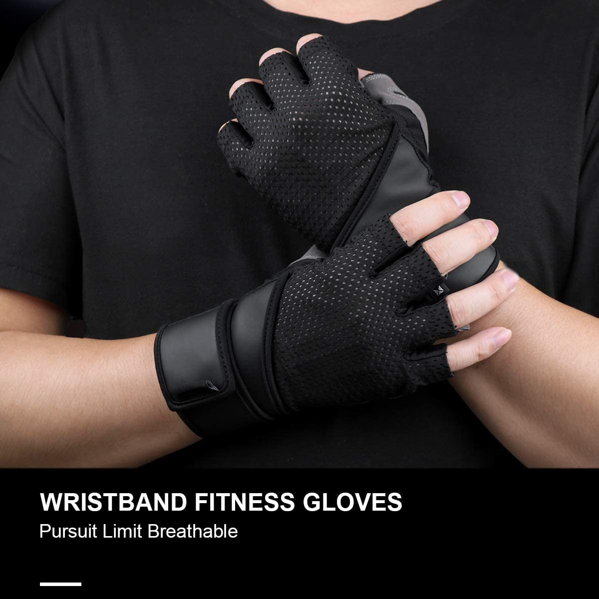 Workout Gloves Weight Lifting Fitness Gloves Rowing Biking Training Gym Grip Gloves Full Palm Protection with Wrist Support for Fitness Exercise Weight Lifting Gym.