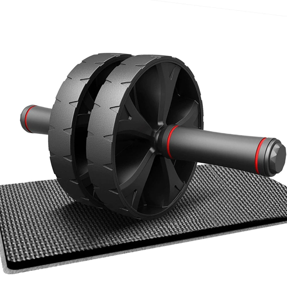 AB Roller Non-Slip 15CM Tire Pattern Fitness Gym Exercise Abdominal Wheel Roller