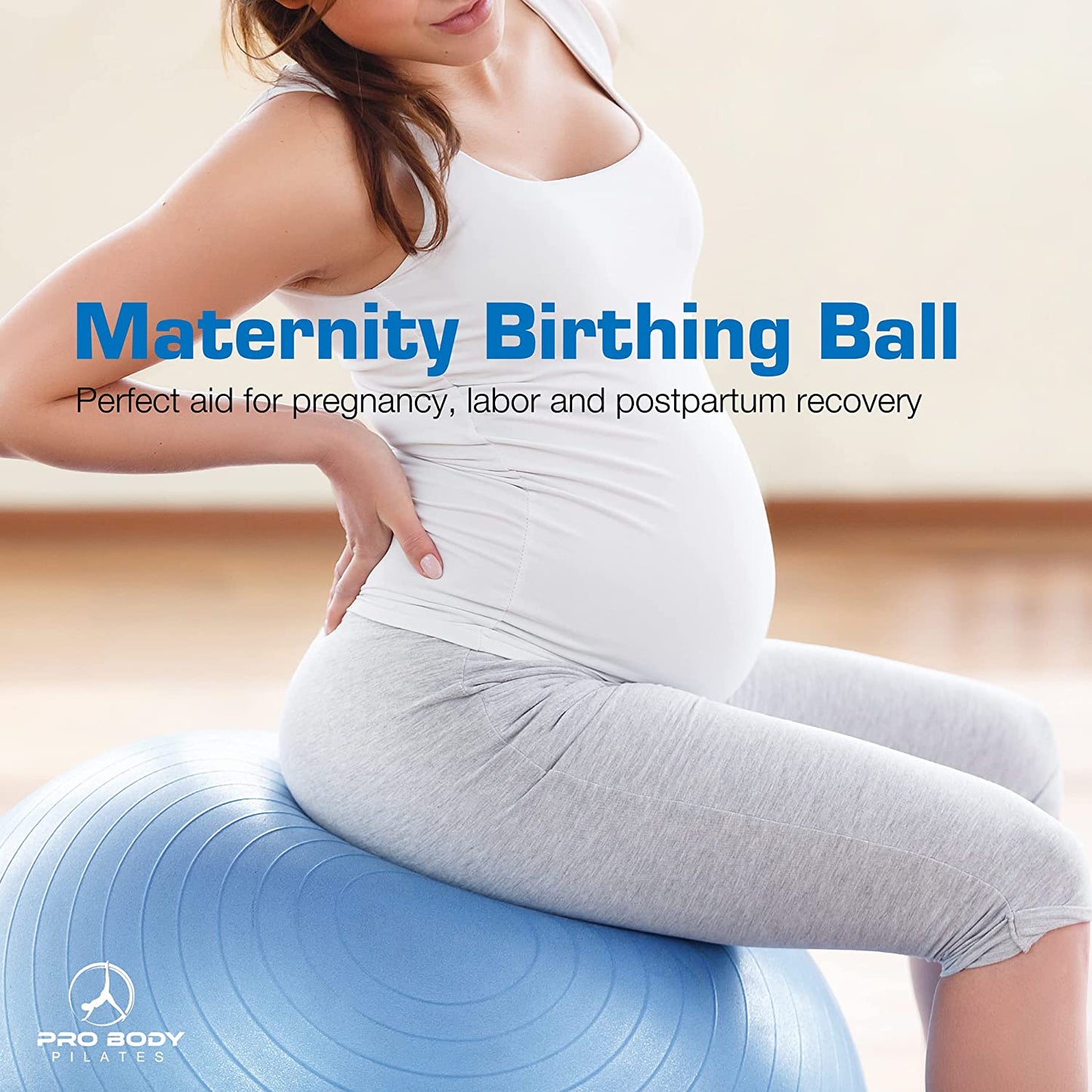 Ball Yoga Ball Exercise Ball, Fresh Colors Balance Ball or Pregnancy Ball for Stability, as a Yoga Ball Chair, Therapy Ball Workout Ball or Birthing Ball for Pregnancy